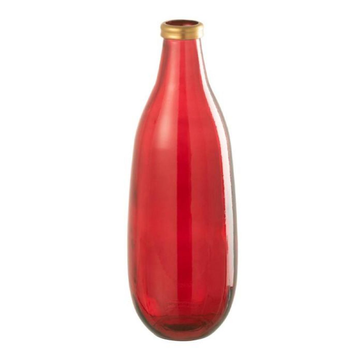 Paris Prix Vase Déco en Verre  Mandie  40cm Rouge