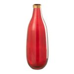 Paris Prix Vase Déco en Verre  Mandie  40cm Rouge