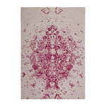 Paris Prix Tapis à Poils Courts Fait Main  Ballerina  Rose. Coloris disponibles : Rose