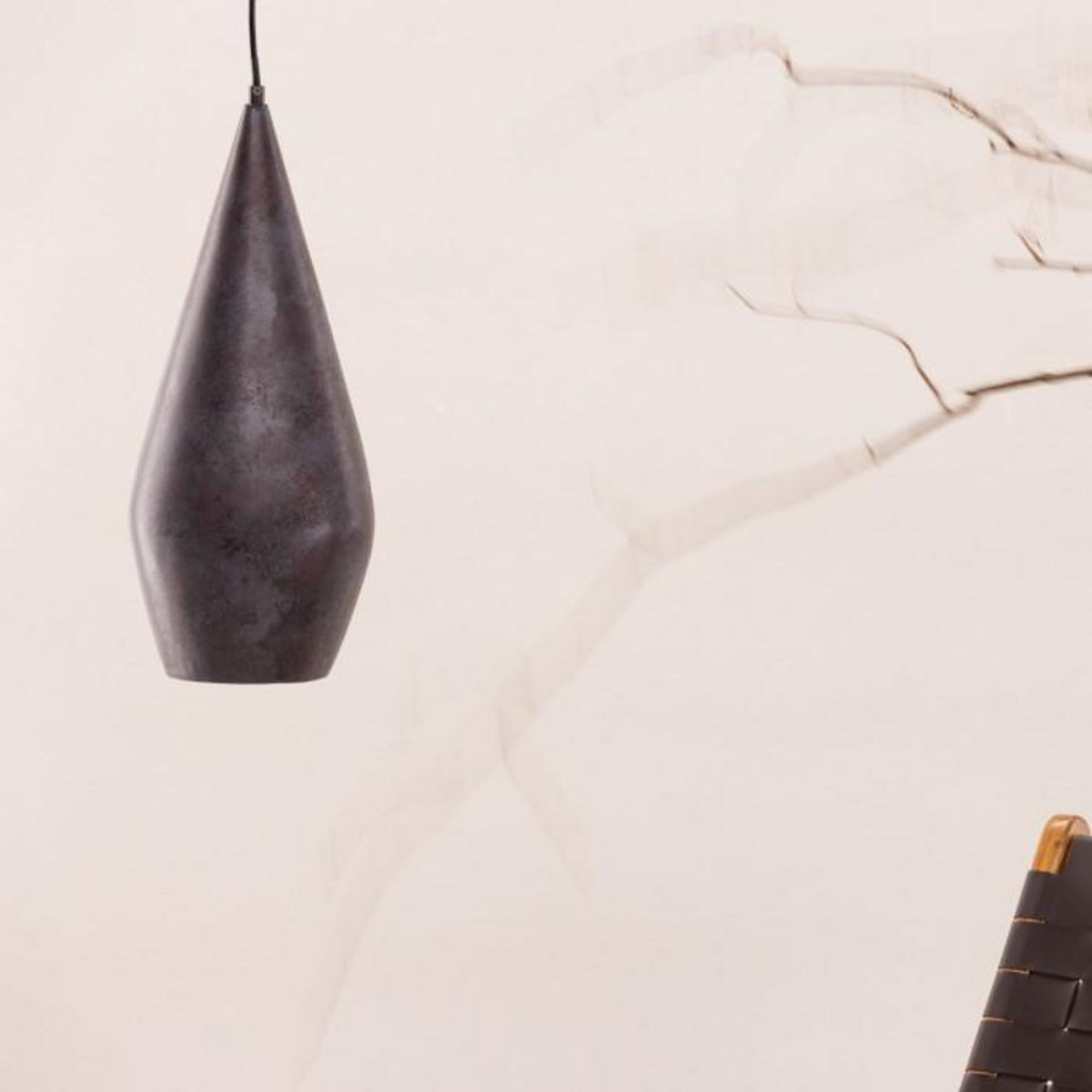 Paris Prix Lampe Suspension Design  Sandared  48cm Marron