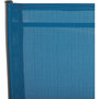 Voir la diapositive 3 : GARDENSTAR Fauteuil de jardin empilable - Acier/textilène - Bleu azur