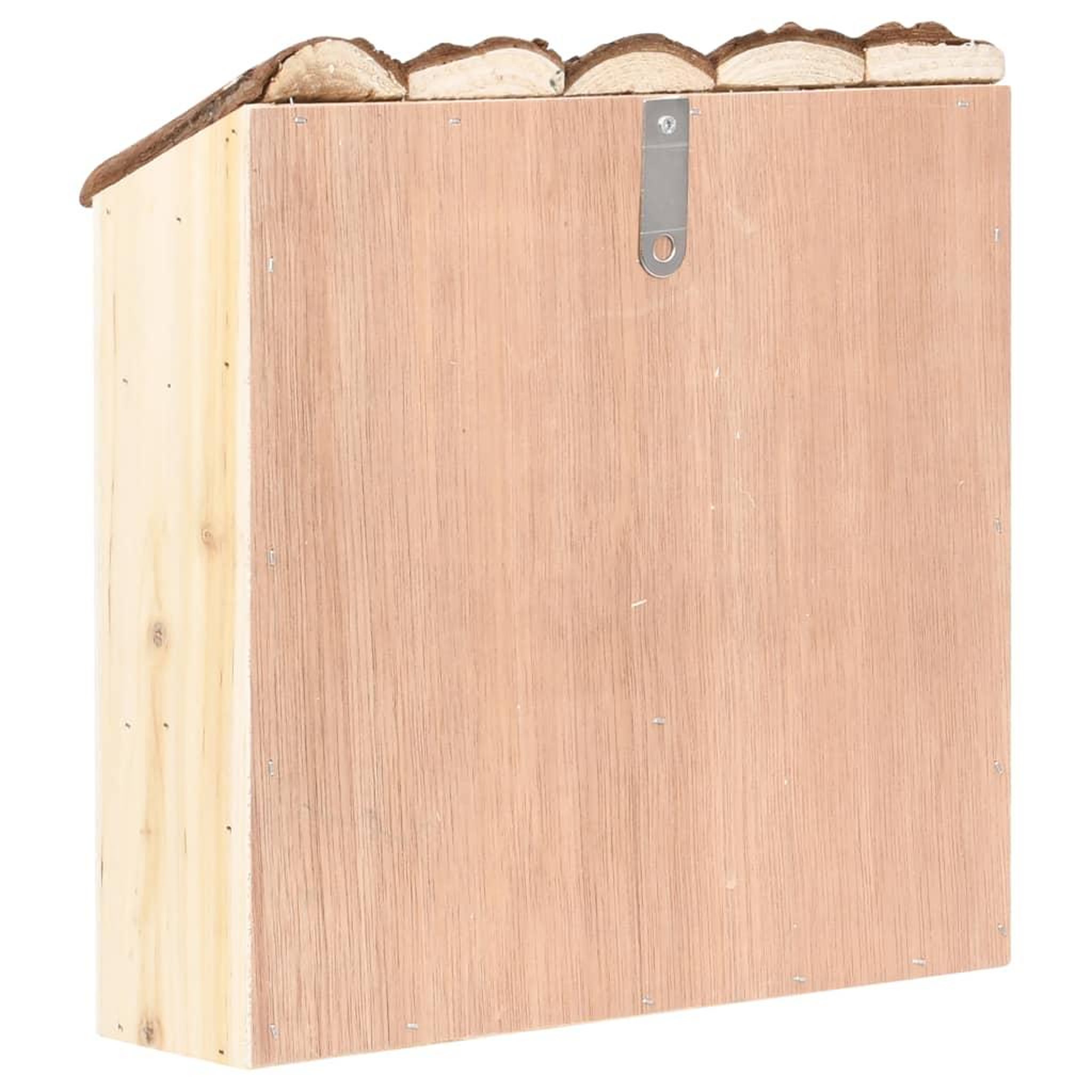 Voir la diapositive 4 : VIDAXL Hotel a insectes 30x10x30 cm bois de sapin