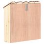 Voir la diapositive 4 : VIDAXL Hotel a insectes 30x10x30 cm Bois de sapin