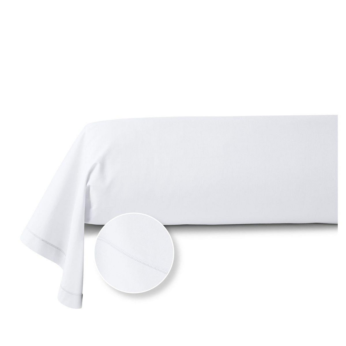 ACTUEL Taie de traversin unie en coton 57 fils - collection permanente