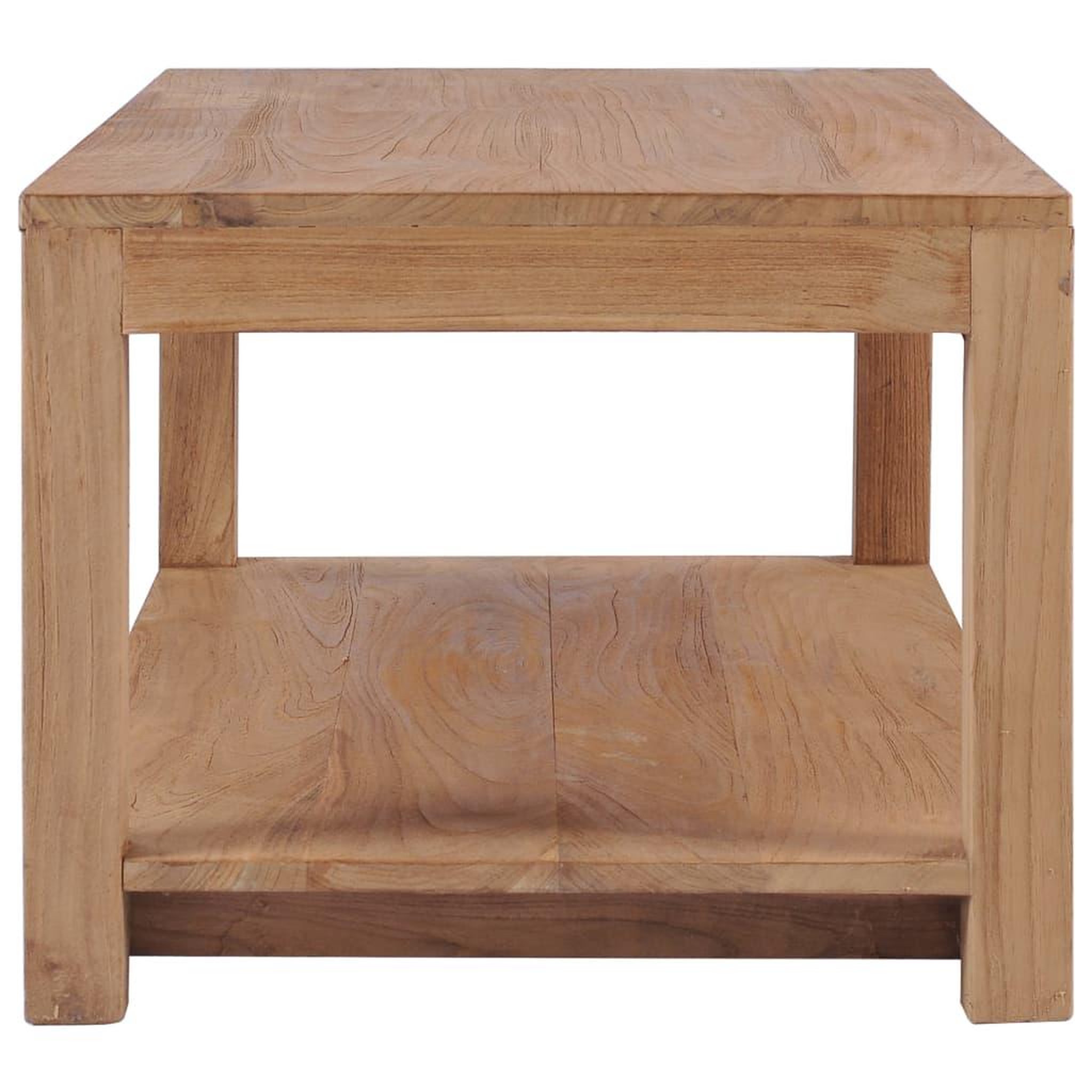 Voir la diapositive 3 : VIDAXL Table basse 100x50x40 cm bois de teck massif