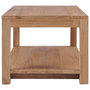 Voir la diapositive 3 : VIDAXL Table basse 100x50x40 cm bois de teck massif