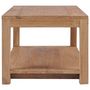 Voir la diapositive 3 : VIDAXL Table basse 100x50x40 cm bois de teck massif