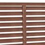Voir la diapositive 4 : VIDAXL Cloture a persiennes WPC 180x180 cm Marron