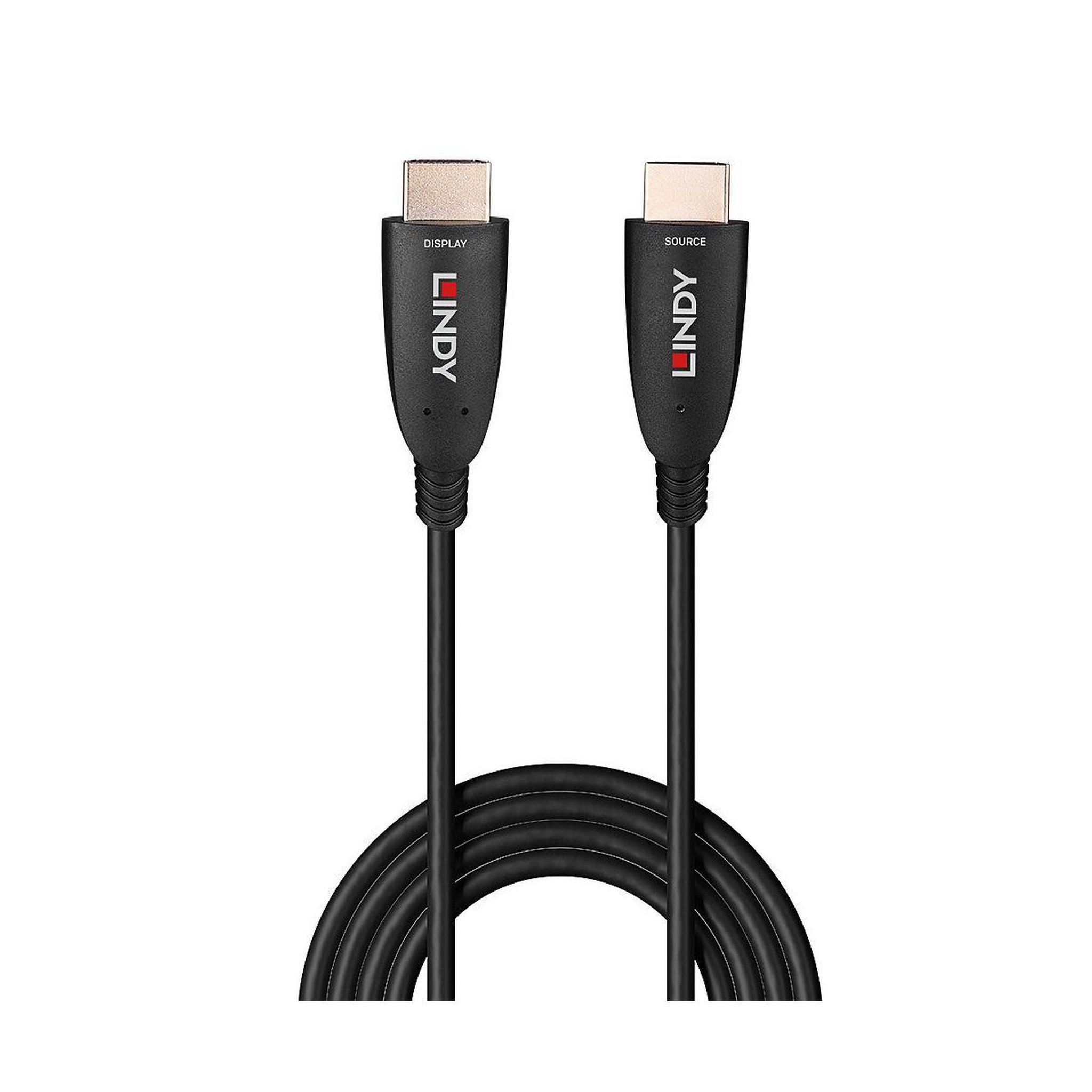 Voir la diapositive 3 : LINDAM Câble HDMI Lindy - HDMI mâle à HDMI mâle - 50 m - Fibre optique - Supporte 8K 60 Hz