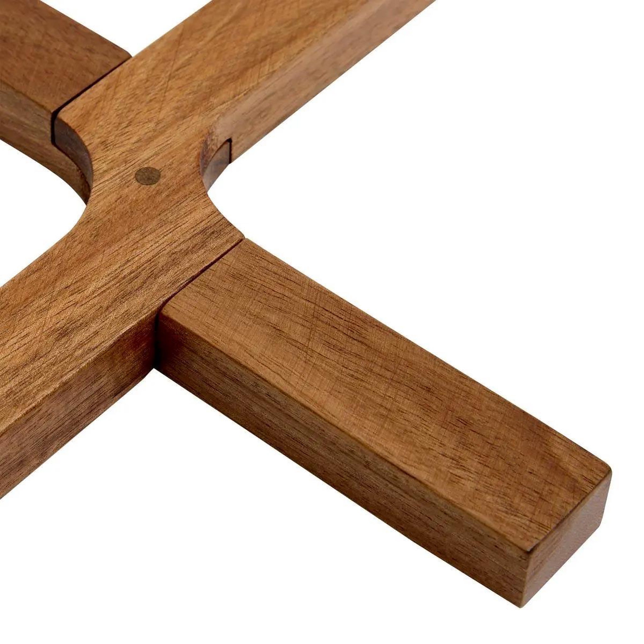 Voir la diapositive 3 : FIVE Dessous de plat en bois  croix  21cm marron