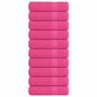 Voir la diapositive 1 : VIDAXL Essuie mains 10 pcs rose 50x100 cm 360 g m² 100% coton