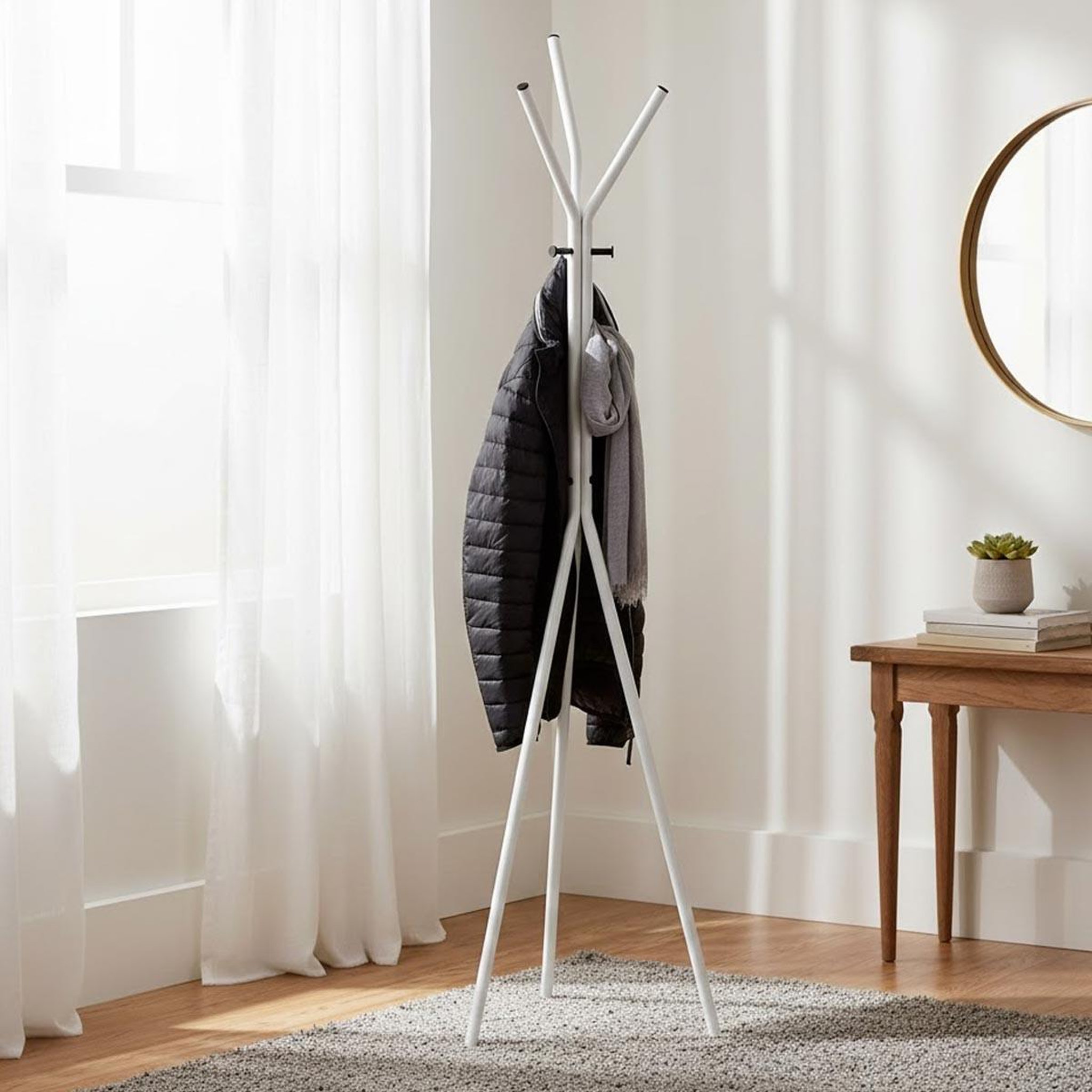 Voir la diapositive 4 : Paris Prix Porte-manteau design  maggy  178cm blanc