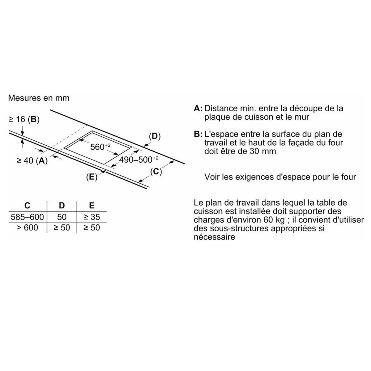 Neff Table de cuisson induction 60cm 4 feux 7400w inox/noir - T66TTY4L0