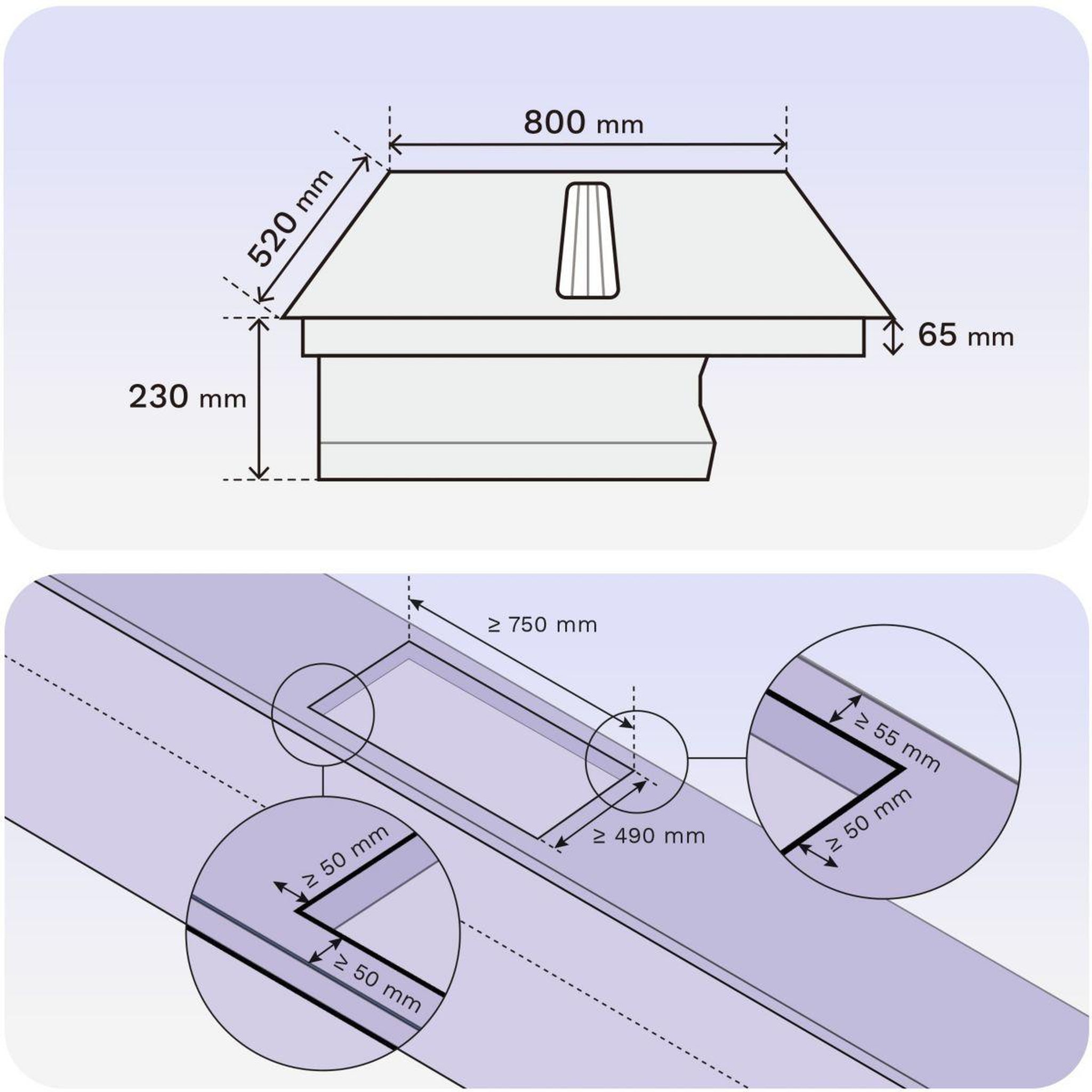 Voir la diapositive 5 : ESSENTIEL B Plaque induction aspirante ETIA41M