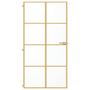Voir la diapositive 3 : VIDAXL Porte interieure mince dore verre trempe aluminium