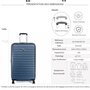 Voir la diapositive 2 : Delsey Grande valise rigide Segur 2.0 TSA polycarbonate 75.5cm
