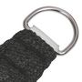 Voir la diapositive 5 : VIDAXL Voile d'ombrage 160 g/m^2 Anthracite 2,5x2,5x3,5 m PEHD