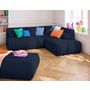 Voir la diapositive 2 : LISA DESIGN Onyx - pouf d'appoint - en tissu mailles 3d