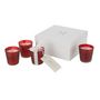 Voir la diapositive 2 : Paris Prix Lot de 4 Bougies Parfumées Déco  Deluxe  7cm Oud Amber