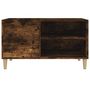 Voir la diapositive 5 : VIDAXL Armoire a disques chene fume 84,5x38x48 cm bois d'ingenierie