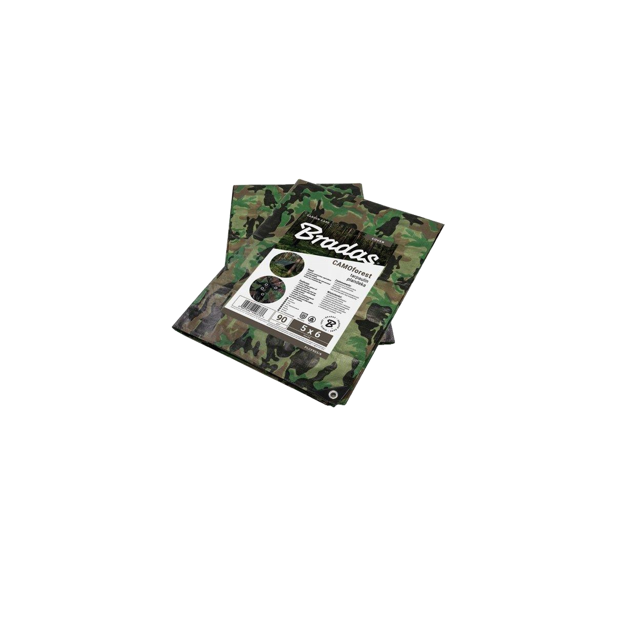 BROS Bâche de protection Bradas camoforest 6x10m 90g camouflage