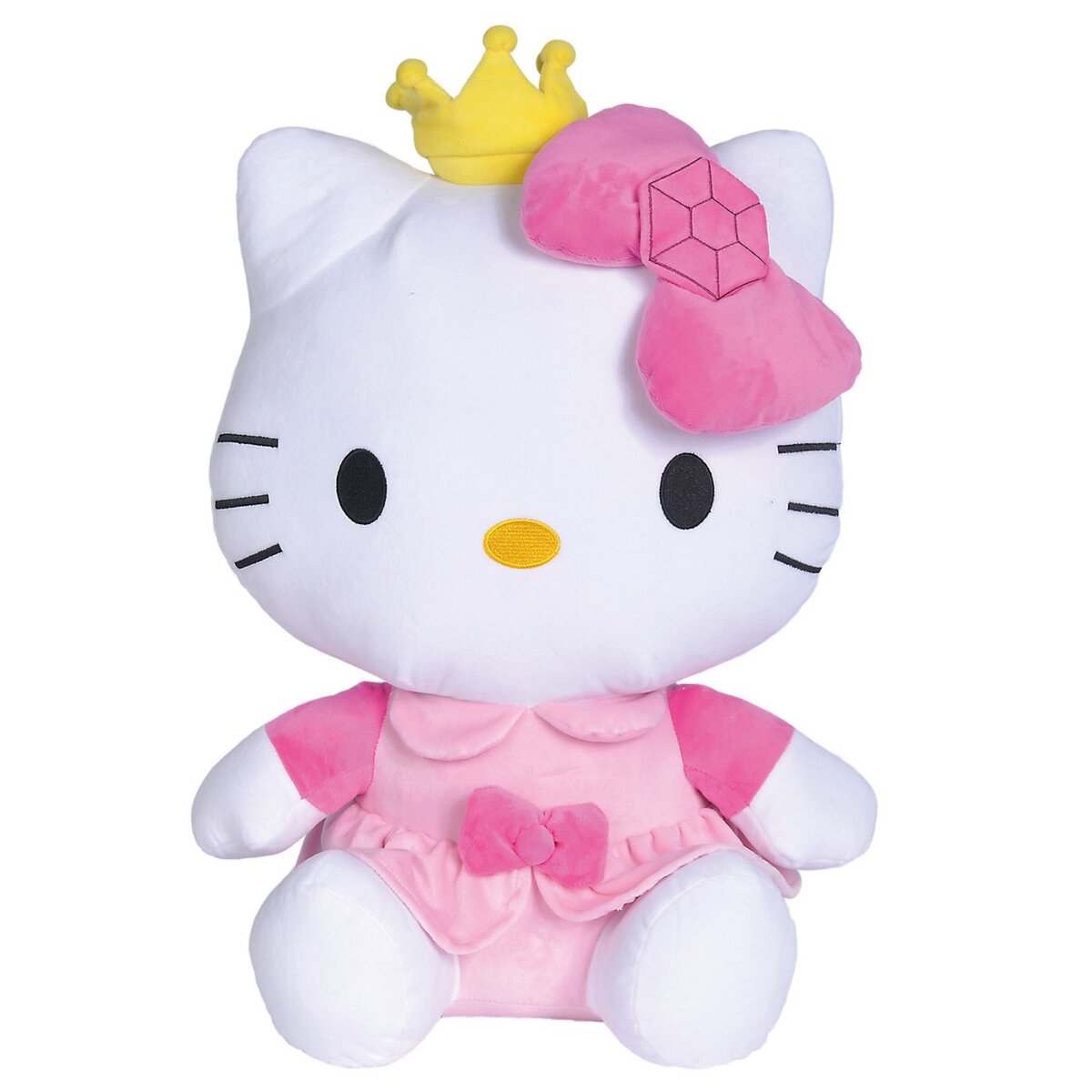 SMOBY Peluche princesse 50 cm Hello Kitty