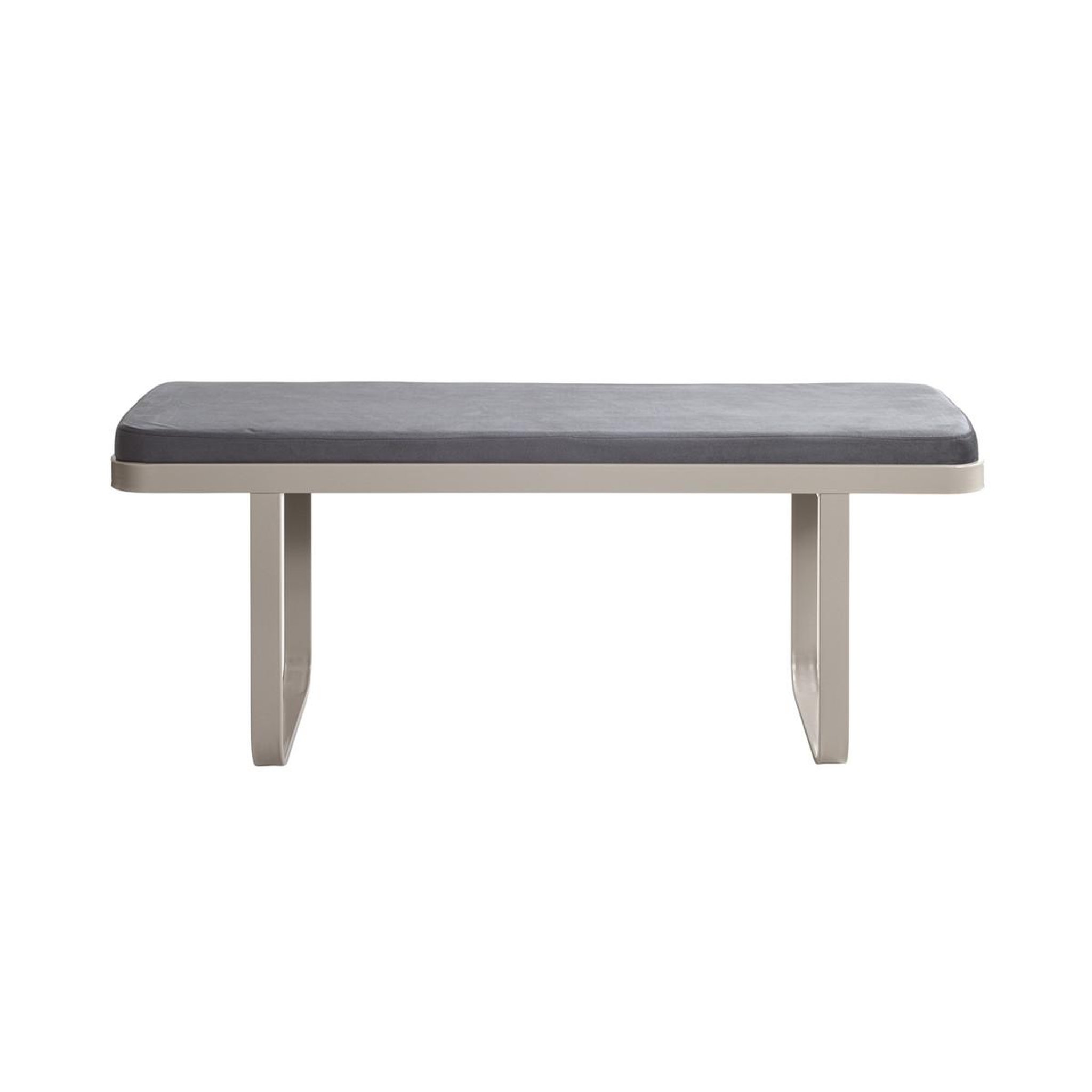 Voir la diapositive 2 : Paris Prix Banc design 2 places  dario  115cm anthracite