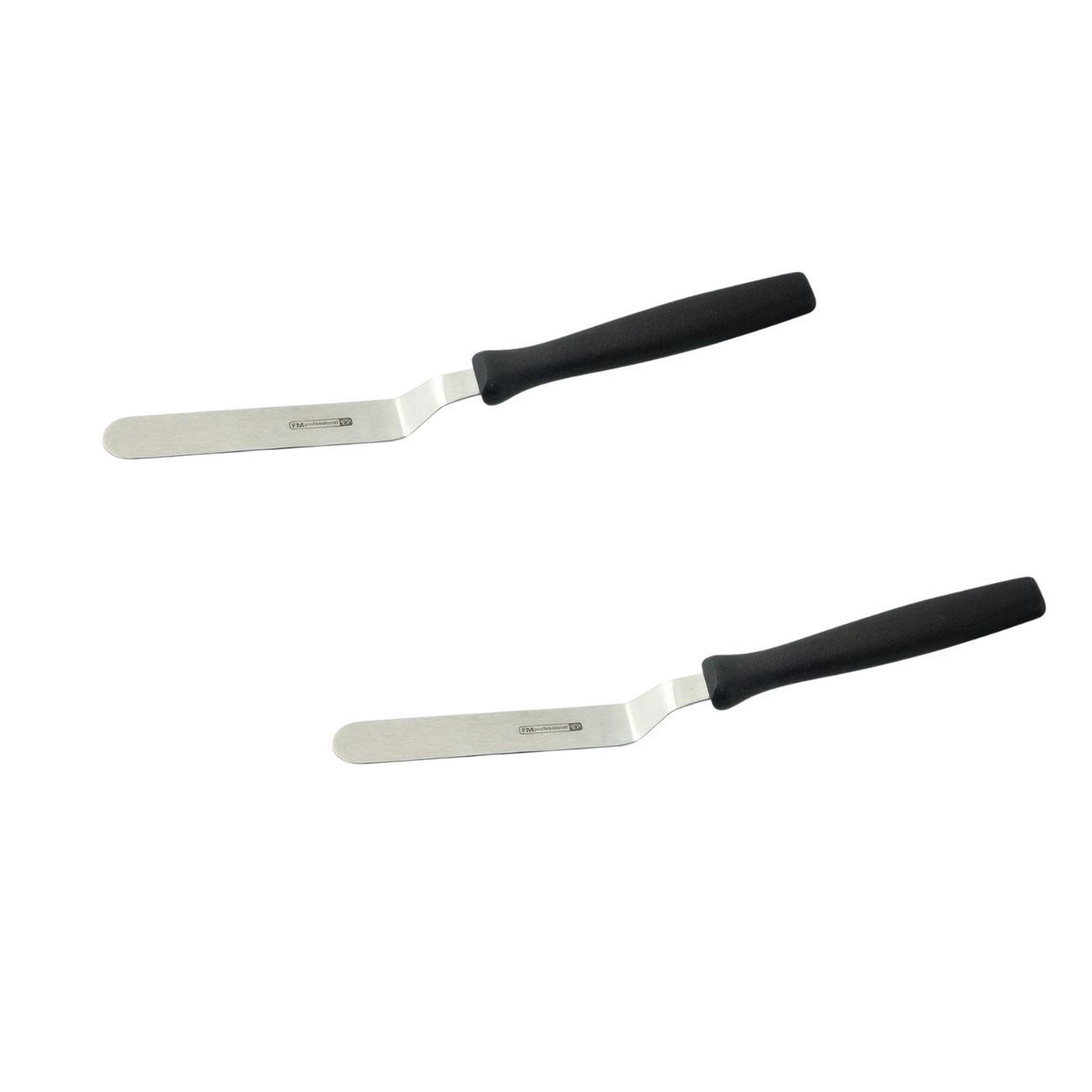 FM PROFESSIONAL Ensemble de 2 mini spatules coudées 22,5 cm fm professional