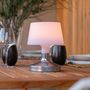 Voir la diapositive 2 : Lumisky Lampe de table touch LED HELEN Argent Polyéthylène H21CM
