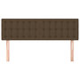 Voir la diapositive 3 : VIDAXL Tetes de lit 2 pcs Marron fonce 72x5x78/88 cm Tissu