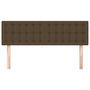 Voir la diapositive 3 : VIDAXL Tetes de lit 2 pcs Marron fonce 72x5x78/88 cm Tissu