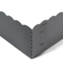 Voir la diapositive 6 : ID MARKET Bordurette de jardin x5 acier gris anthracite vague flexible L. 5 x H. 0.16 M