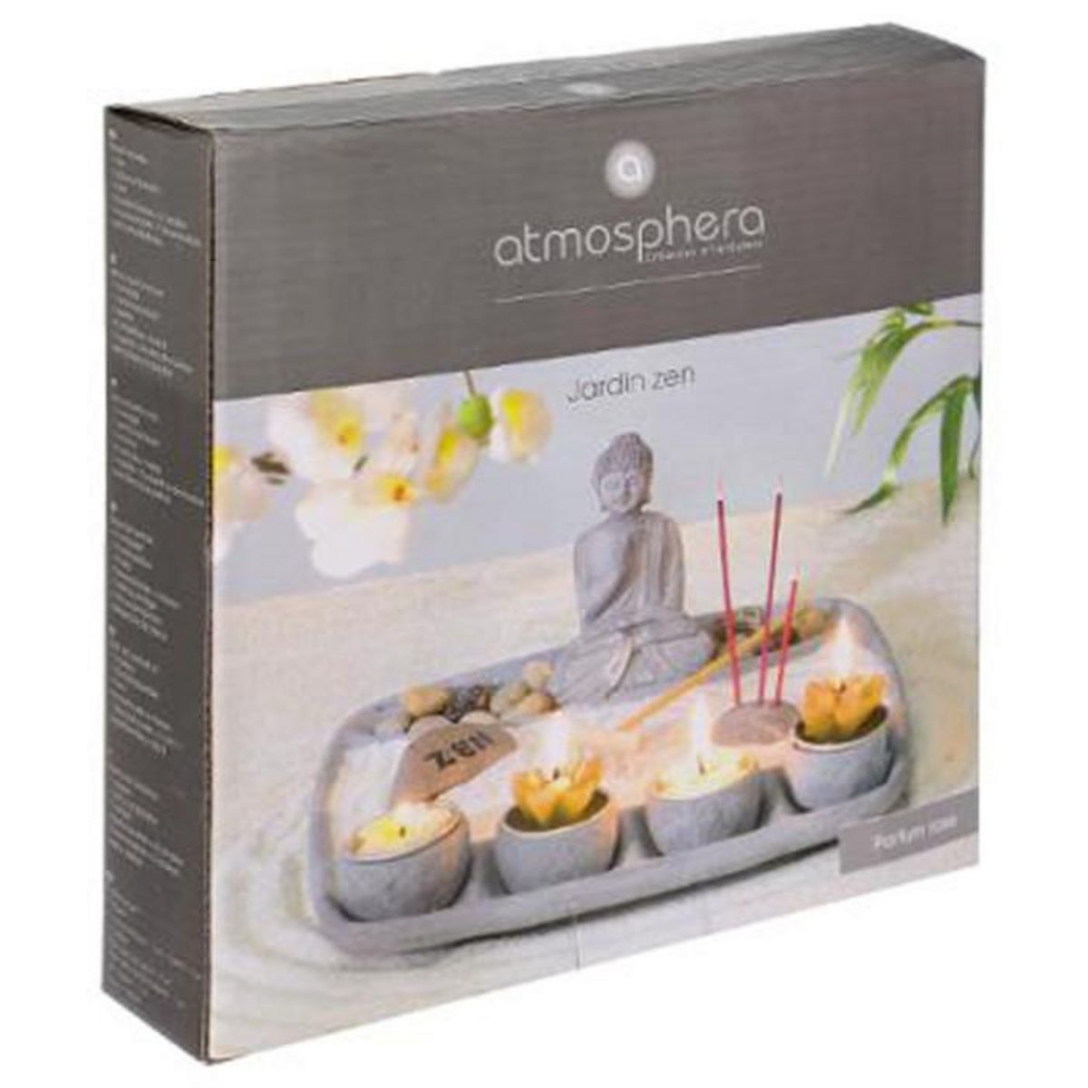ATMOSPHERA Jardin zen en ciment - Gris