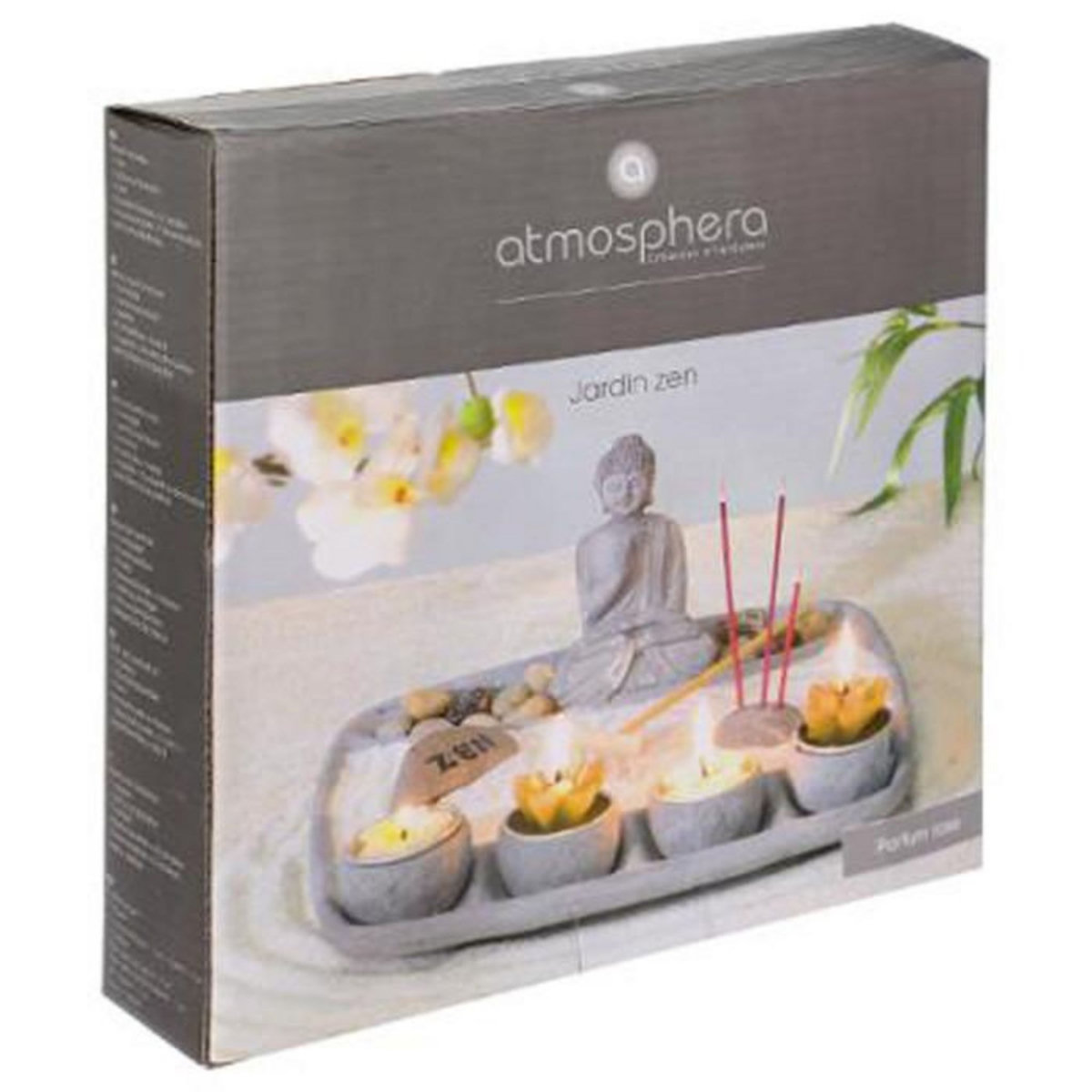 ATMOSPHERA Jardin zen en ciment - Gris