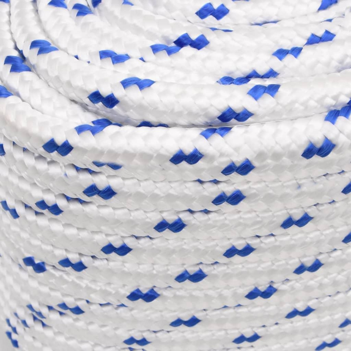 VIDAXL Corde de bateau Blanc 16 mm 100 m Polypropylene