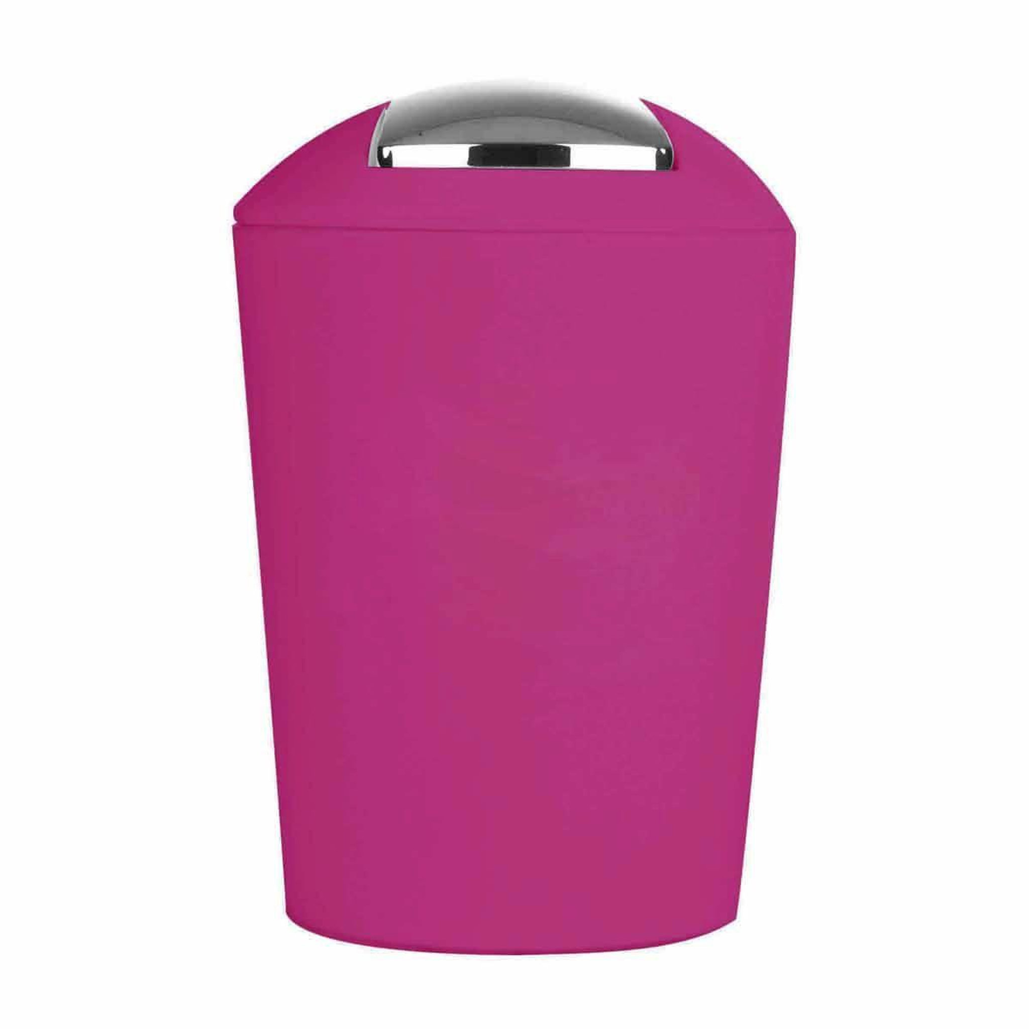 Voir la diapositive 2 : Douceur d'Intérieur Poubelle à bascule  vitamine  5,6l framboise
