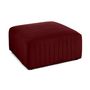 Voir la diapositive 4 : LISA DESIGN Nova - canapé modulable d'angle gauche - 5 places - avec pouf d'appoint - en velours