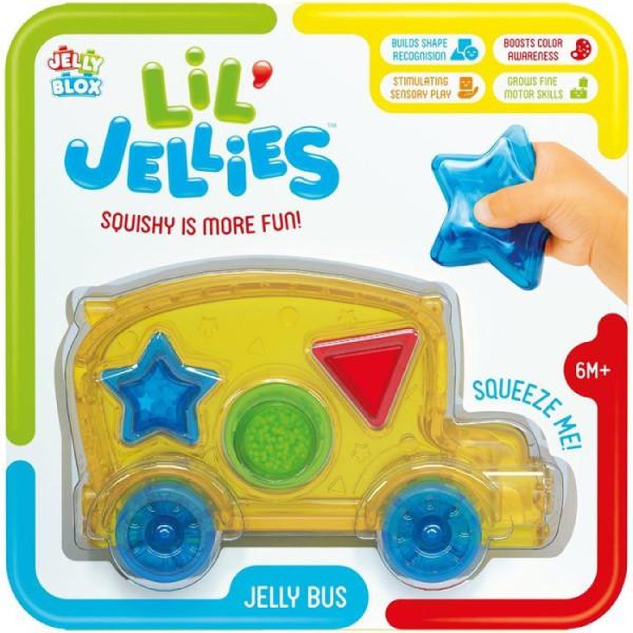 Voir la diapositive 3 : GOLIATH Lil' Jellies Jelly Bus - blocs sensoriels - GOLIATH - véhicule souple - des 6 mois