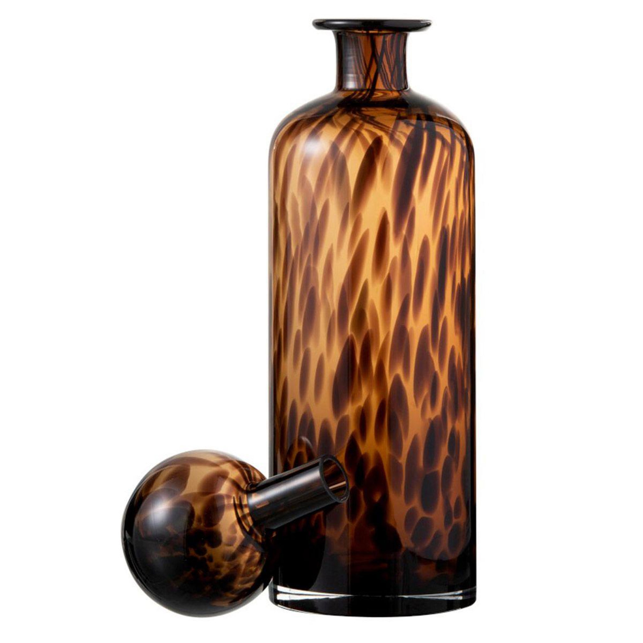 Voir la diapositive 2 : J-LINE Bouteille & bouchon  tâche déco  39cm naturel
