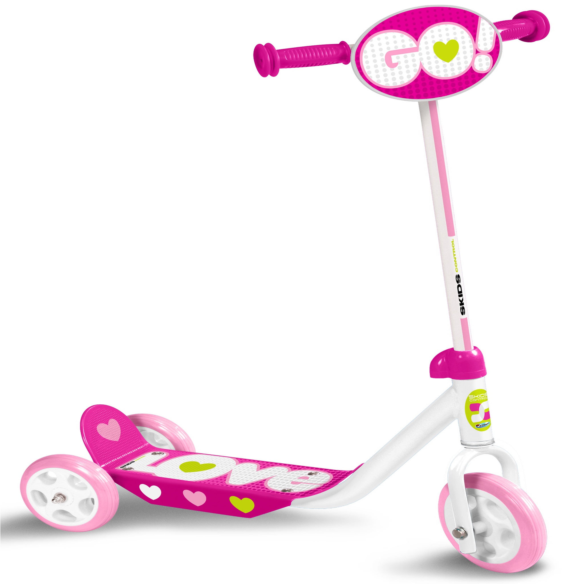 Voir la diapositive 1 : Skids Control Trottinette 3 roues - Rose