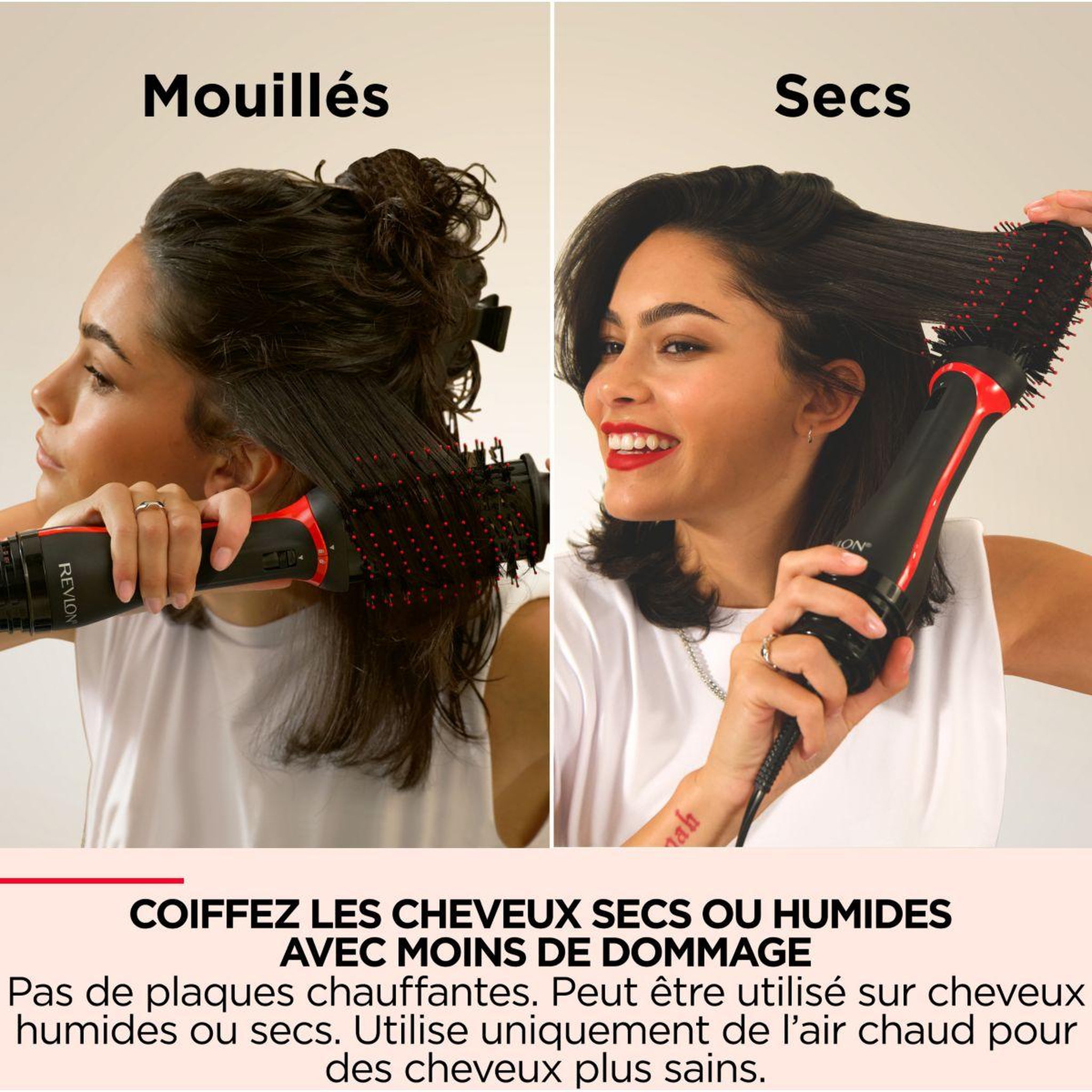 Voir la diapositive 3 : Revlon Brosse soufflante one-step volumiser plus rvdr5298e