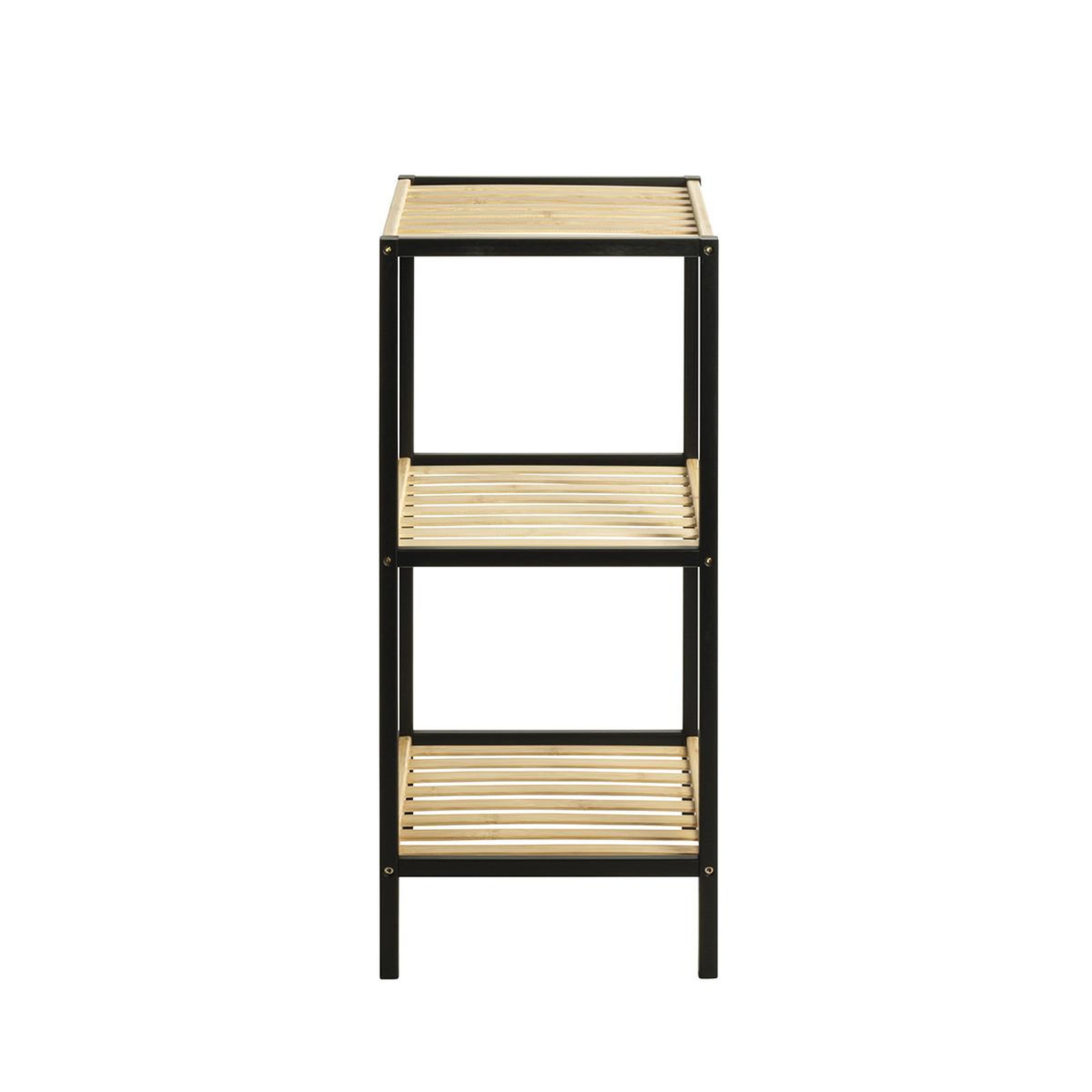 Voir la diapositive 3 : Paris Prix Étagère 3 niveaux en bambou  timmy  81cm naturel