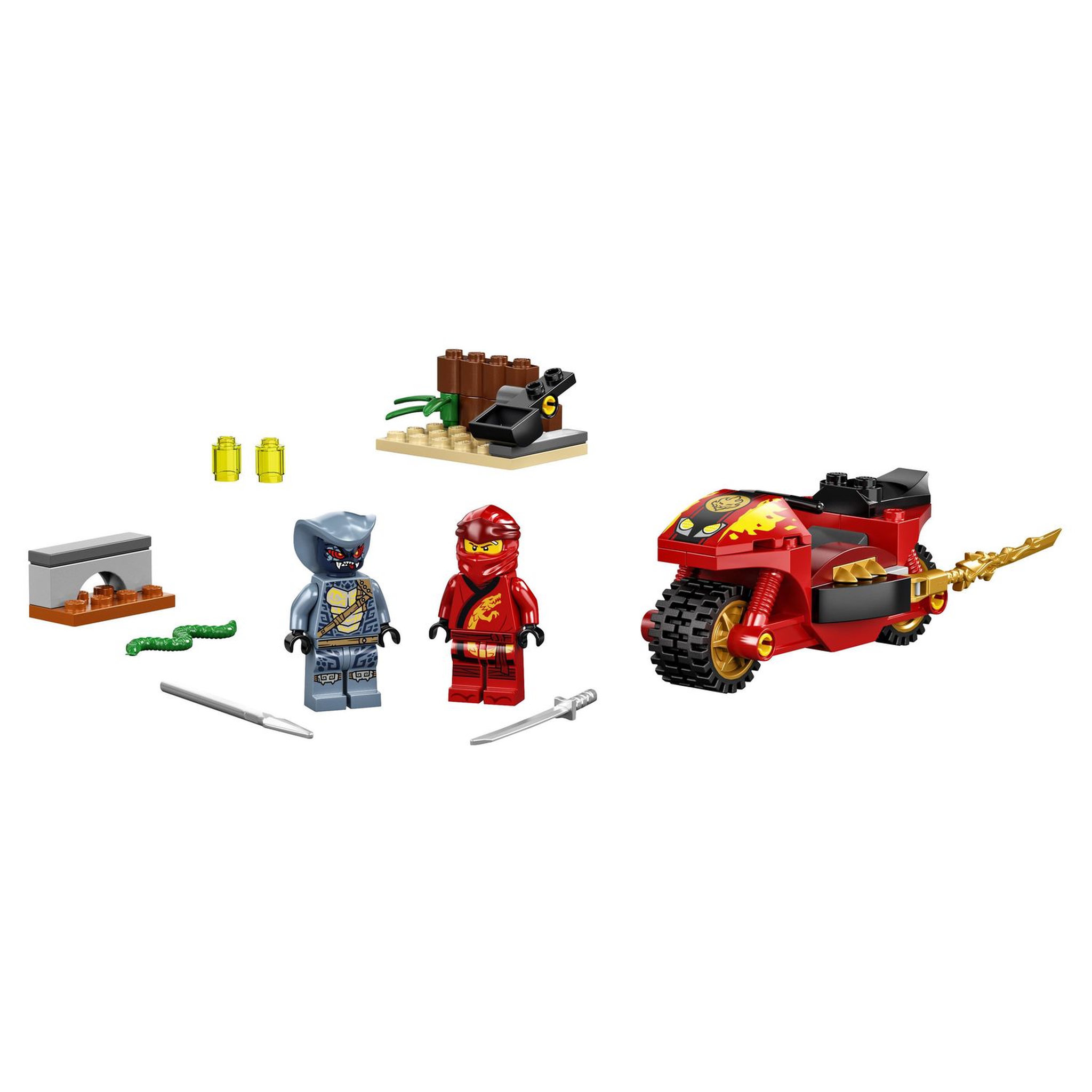Voir la diapositive 2 : LEGO NINJAGO 71734 - La moto de Kai