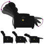 Voir la diapositive 5 : VIDAXL Fauteuil de massage inclinable Noir Tissu
