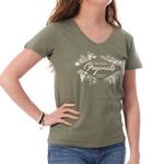 Lee Cooper T shirt  Femme  ee Cooper Onala. Coloris disponibles : Vert