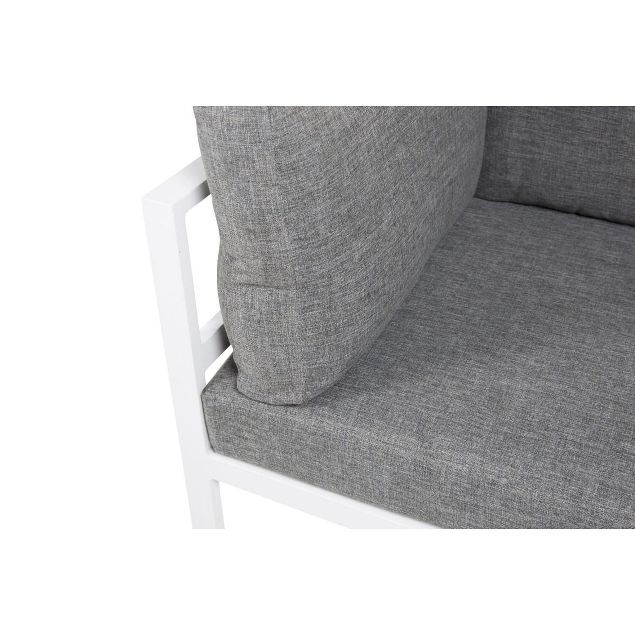 Voir la diapositive 4 : Paris Prix Module canapé d'angle de jardin  copacabana  74cm blanc