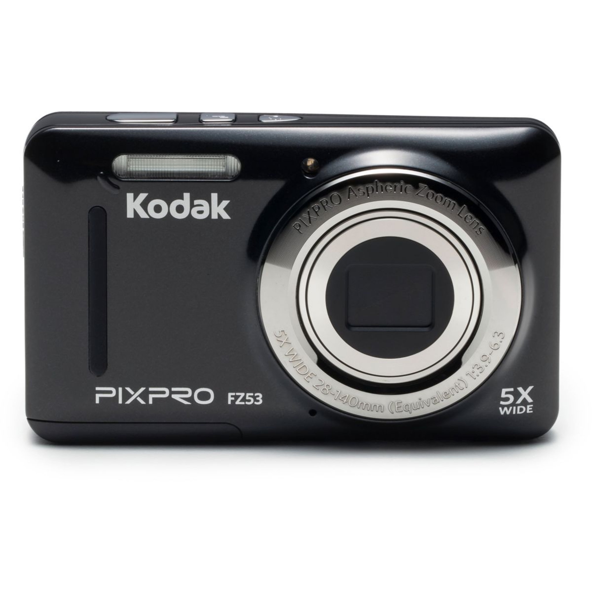 Voir la diapositive 1 : Kodak Appareil photo Compact FZ53 Noir