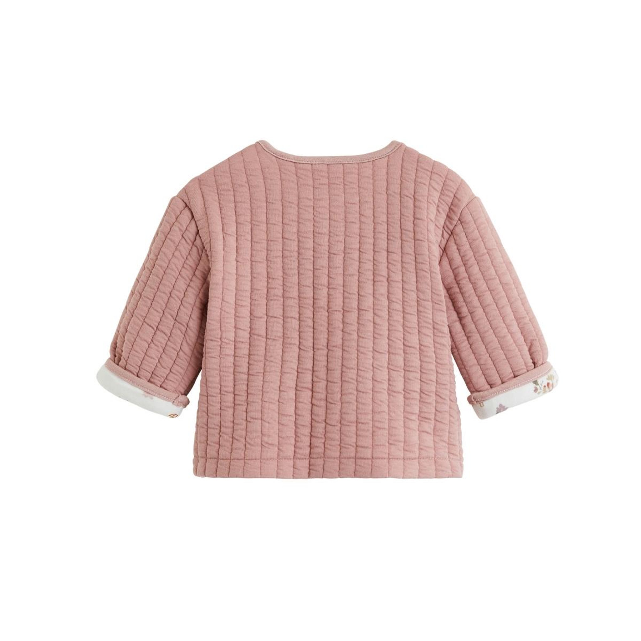 Voir la diapositive 4 : Petit Béguin Ensemble bébé gilet et pantalon matelassé eglantine
