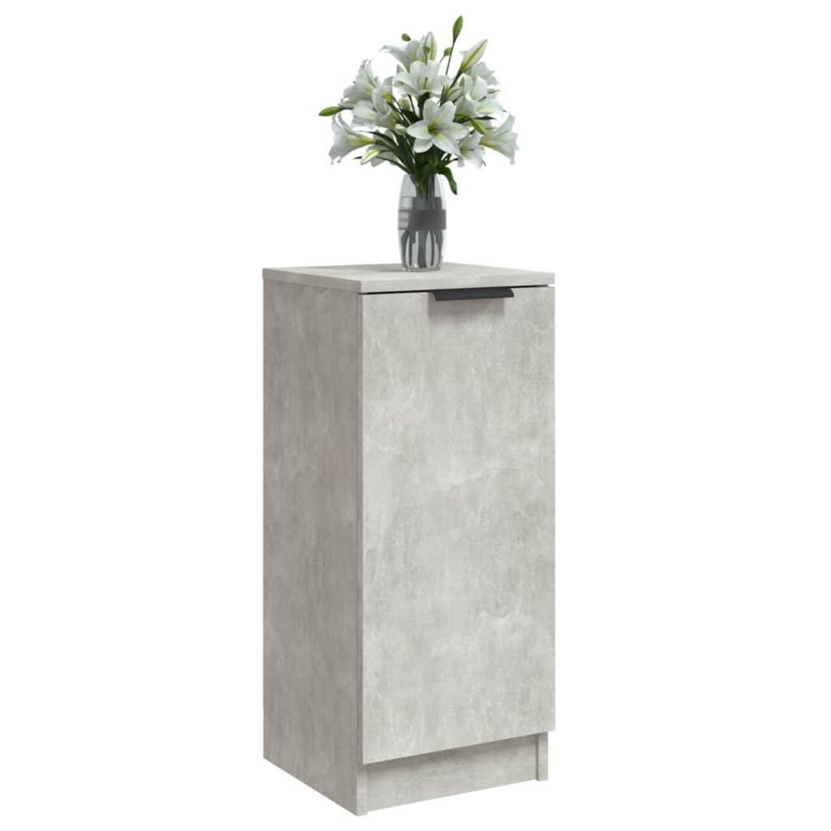 VIDAXL Buffets 2 pcs Gris beton 30x30x70 cm Bois d'ingenierie