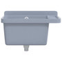 Voir la diapositive 4 : VIDAXL Lavabo pour montage murale gris 50x35x24 cm resine